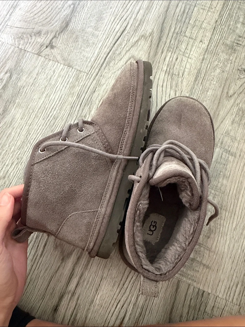 UGG Men's Neumel Suede Lace-Up Ankle Boots